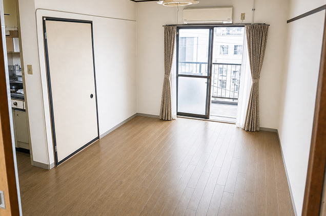 引っ越し後の部屋の様子