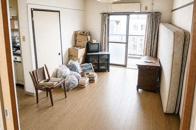 引っ越し前の部屋の様子